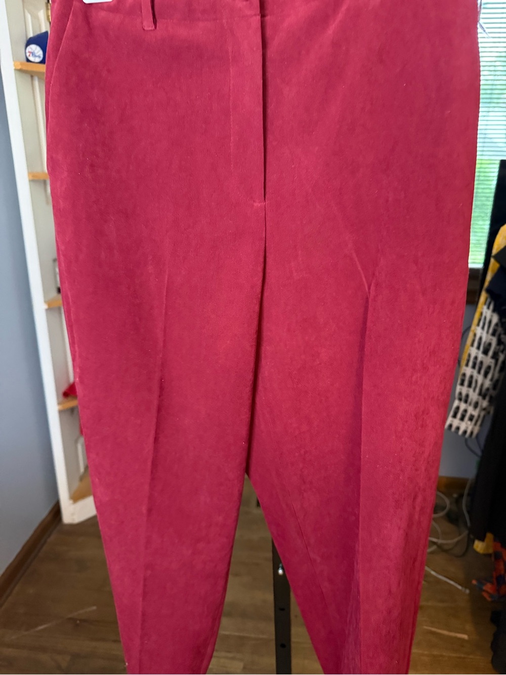 Talbots Deep Raspberry Corduroy Trousers